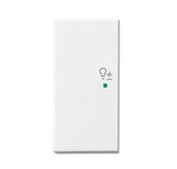 ABB Cover for Free@Home module, ABB Solo series 2gang left &quot;Dimmer&quot; icon