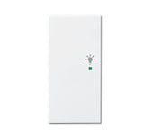 ABB Cover for Free@Home module, ABB Axcent series 2gang left &quot;Light&quot; icon