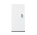 ABB Cover for Free@Home module, ABB Solo series 2gang left &quot;Scene&quot; icon