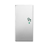 ABB Cover for Free@Home module, ABB Future Linear series 2gang left &quot;Dimmer&quot; icon